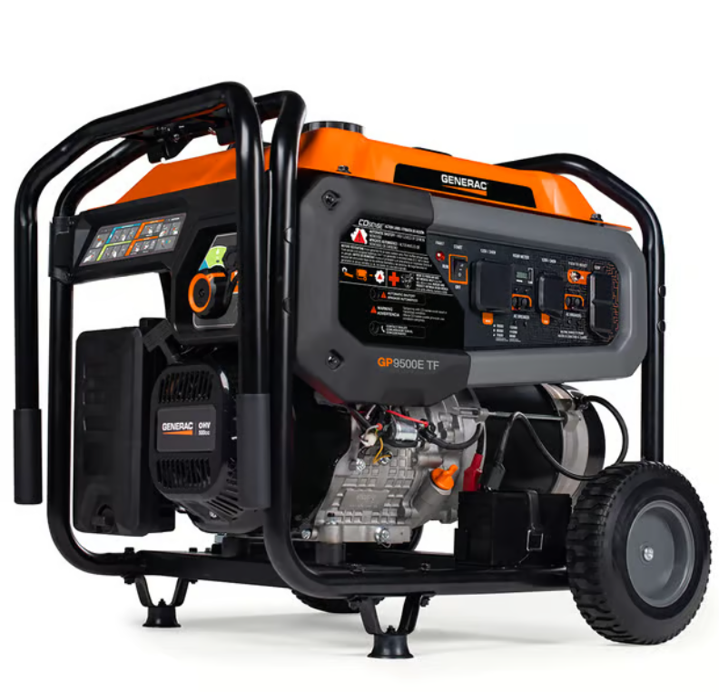 GP9500E Tri-Fuel Portable Generator