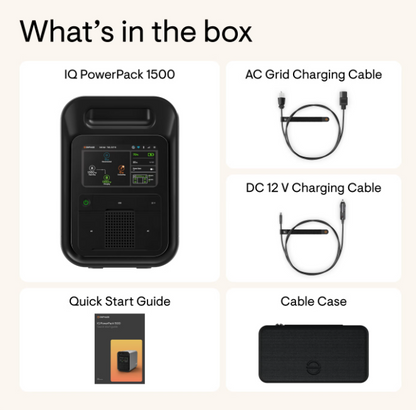 IQ PowerPack 1500 Portable Power Station